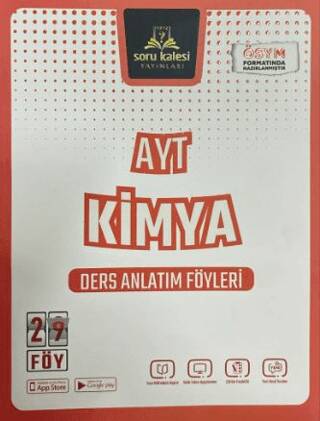 AYT Kimya Ders Anlatım Föyleri - 1