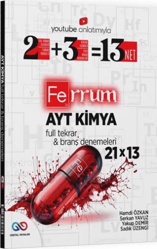 AYT Kimya Ferrum 21 x 13 Branş Denemeleri - 1