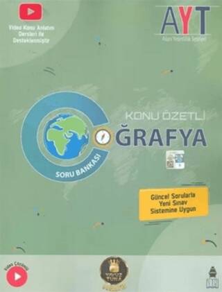 AYT Konu Özetli Coğrafya Soru Bankası - 1