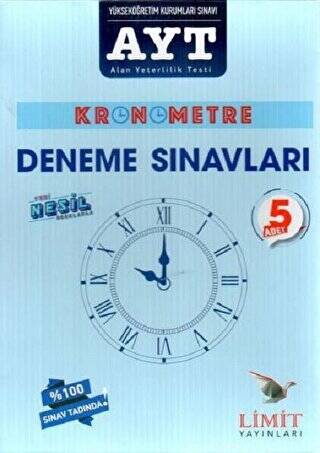 AYT Kronometre Deneme Sınavları - 1