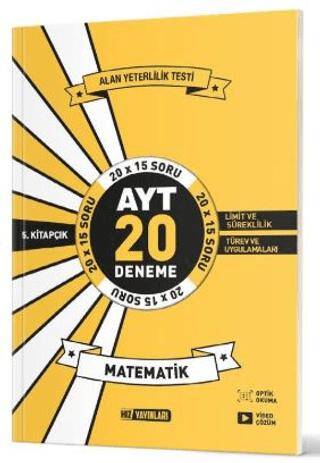 AYT Matematik 20 li İkinci Dönem Deneme 5. Kitap - 1