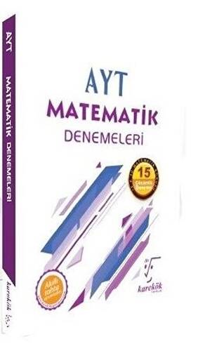 AYT Matematik Denemeleri - 15 Çözümlü Deneme - 1