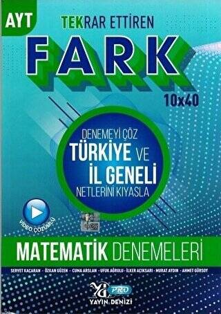 AYT Matematik Fark Tekrar Ettiren Denemesi - 1