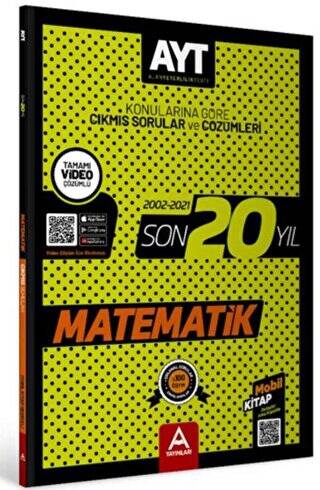 AYT Matematik Son 20 Yıl Konularına Göre Çıkmış Sorular ve Çözümleri - 1