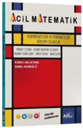 AYT Permütasyon Kombinasyon Binom Olasılık Konu Anlatımlı Soru Fasikülü - Acil Yayınları