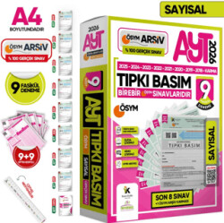 AYT Sayısal Tıpkı Basım 9’lu Paket - İnformal Yayınları
