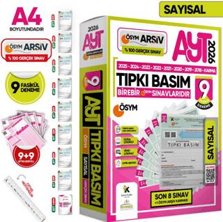 AYT Sayısal Tıpkı Basım 9’lu Paket - 1