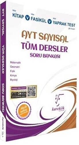 AYT Sayısal Tüm Dersler Soru Bankası - 1