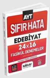 AYT Sıfır Hata Edebiyat 24x16 Fasikül Deneme - Miray Yayınları