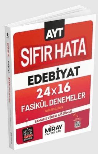 AYT Sıfır Hata Edebiyat 24x16 Fasikül Deneme - 1