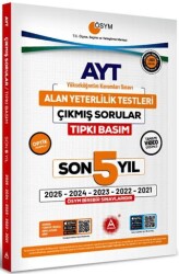 AYT Son 5 Yıl Tıpkı Basım Çıkmış Sorular - 1