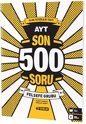 AYT Son 500 Soru Felsefe - 1