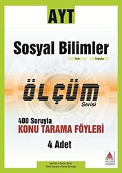 AYT Sosyal Bilimler Ölçüm Serisi 400 Soruyla Konu Tarama Föyleri - 1