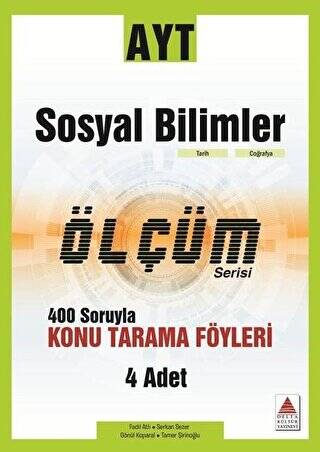 AYT Sosyal Bilimler Ölçüm Serisi 400 Soruyla Konu Tarama Föyleri - 1