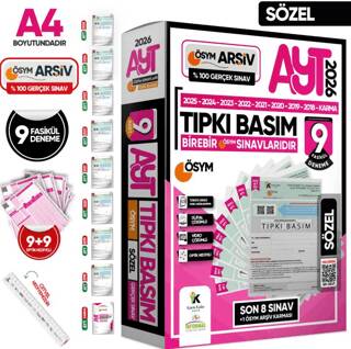 AYT Sözel Tıpkı Basım 9`lu Paket - 1
