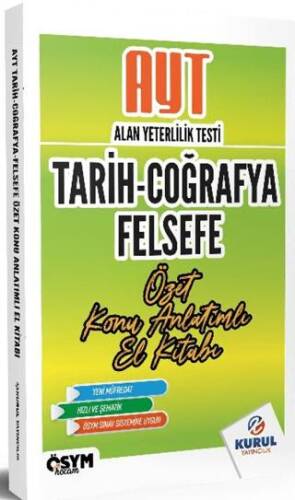 AYT Tarih Coğrafya Felsefe Özet Konu Anlatımlı El Kitabı - 1