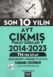 AYT Tek Kitap TM Çıkmış Soruları - 1