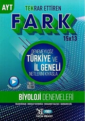 AYT Tekrar Ettiren Fark 15 x 13 Biyoloji Denemeleri - 1