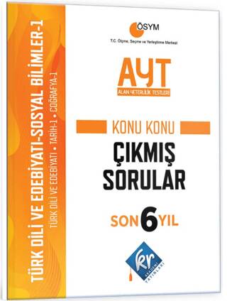 AYT Türk Dili Edebiyatı - Sosyal Bilimler-1 Son 6 Yıl Konu Konu Çıkmış Sorular - 1