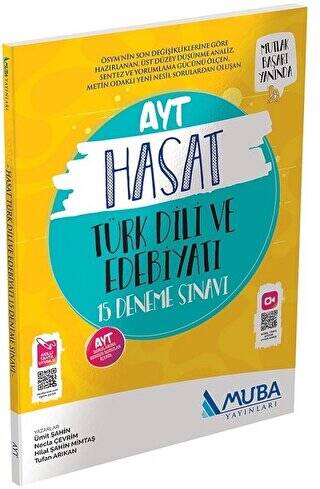 AYT Türk Dili ve Edebiyatı Hasat 15 Deneme Sınavı - 1