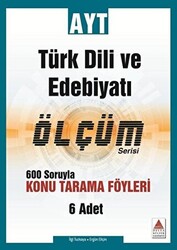 AYT Türk Dili ve Edebiyatı Ölçüm Serisi 600 Soruyla Konu Tarama Föyleri - 1