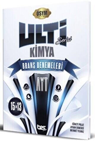 AYT ULTİ SERİSİ Kimya 15 x 13 Branş Denemeleri - 1