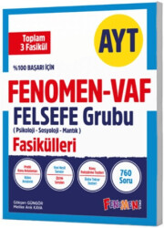 AYT VAF Felsefe Fasikülleri Seti - Fenomen Yayınları