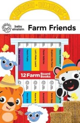 Baby Einstein: Farm Animals My First Library 12 Board Book Set - Pi Kids