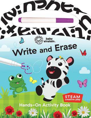 Baby Einstein: Write and Erase Hands-On Activity Book - 1