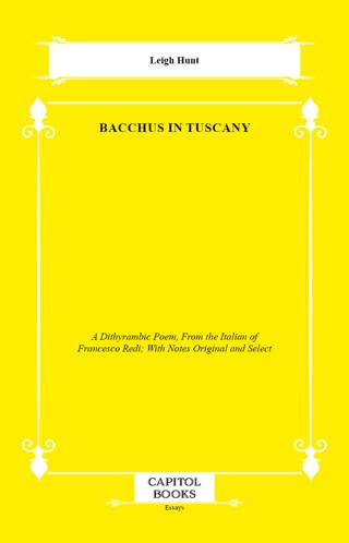 Bacchus in Tuscany - 1