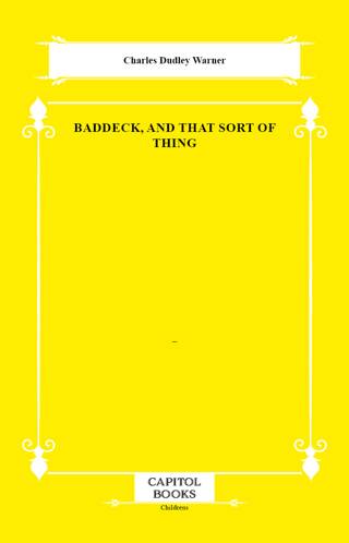 Baddeck, and That Sort of Thing - 1