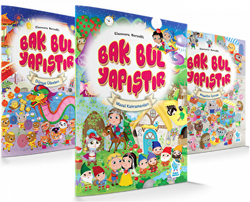 Bak - Bul - Yapıştır 3 Kitap Set - 1