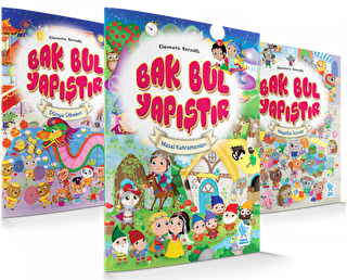 Bak - Bul - Yapıştır 3 Kitap Set - 1