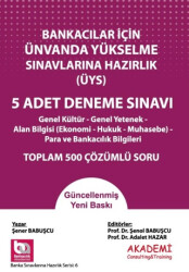 Bankacılar İçin Unvanda Yükselme Sınavına Hazırlık 5 Adet Deneme Sınavı - Akademi Consulting Training