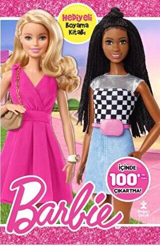 Barbie 100+ Çıkartma Hediyeli Boyama Kitabı - 1