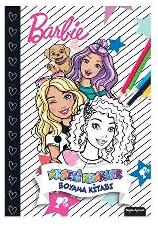 Barbie Neşeli Renkler Boyama Kitabı - 1
