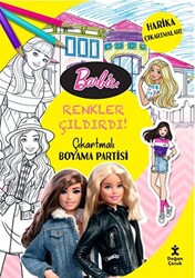 Barbie - Renkler Çıldırdı! Çıkartmalı Boyama Partisi - 1
