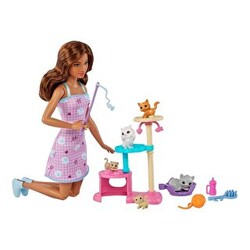 Barbie Yavru Kedileri Oyun Seti HHB70 - 1