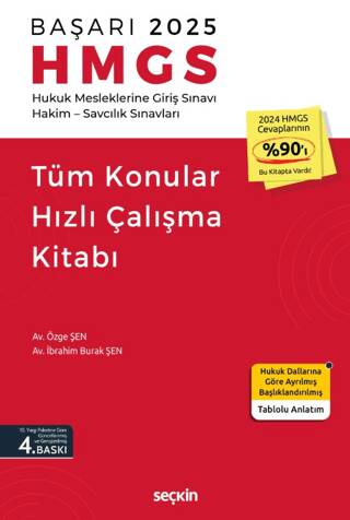 Başarı – HMGS Tüm Konular Hızlı Çalışma Kitabı - 1