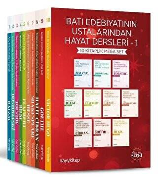 Batı Edebiyatının Ustalarından Hayat Dersleri - 1 10 Kitap - 1
