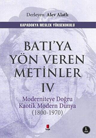 Batı’ya Yön Veren Metinler 4 - 1