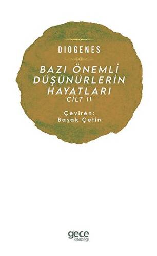 Bazı Önemli Düşünürlerin Hayatları Cilt 2 - 1