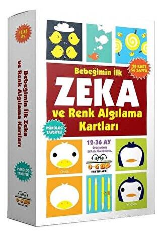Bebeğimin İlk Zeka ve Renk Algılama Kartları 12-36 Ay - 1