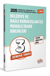 Belediye ve Bağlı Kuruluşları İle Mahalli İdare Birlikleri 4. Grup GYS - ÜDS Tamamı Çözümlü Deneme Sınavı - 1