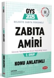 Belediye Zabıta Personeli Zabıta Amiri 2. Grup Konu Anlatımlı - 1