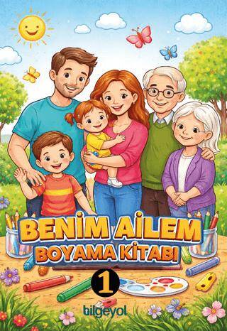 Benim Ailem Boyama Kitabı - 1 - 1