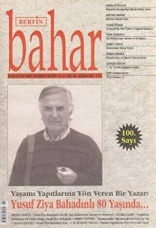 Berfin Bahar Aylık Kültür, Sanat ve Edebiyat Dergisi Sayı: 100 - 1