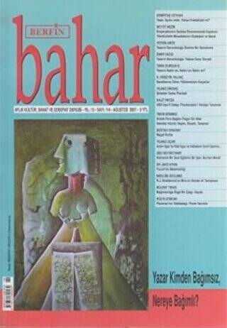Berfin Bahar Aylık Kültür, Sanat ve Edebiyat Dergisi Sayı: 114 - 1