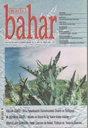 Berfin Bahar Aylık Kültür, Sanat ve Edebiyat Dergisi Sayı: 118 - 1