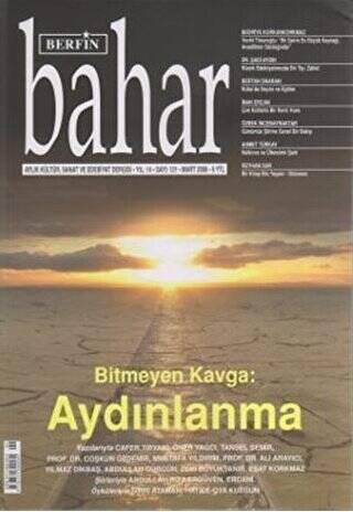 Berfin Bahar Aylık Kültür, Sanat ve Edebiyat Dergisi Sayı: 121 - 1